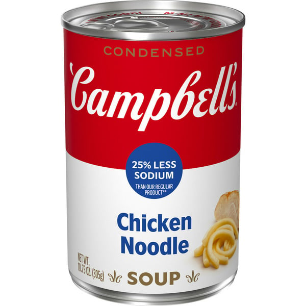 Soup, Stock & Broth Campbell's 25% Less Sodium Chicken Noodle Soup hero