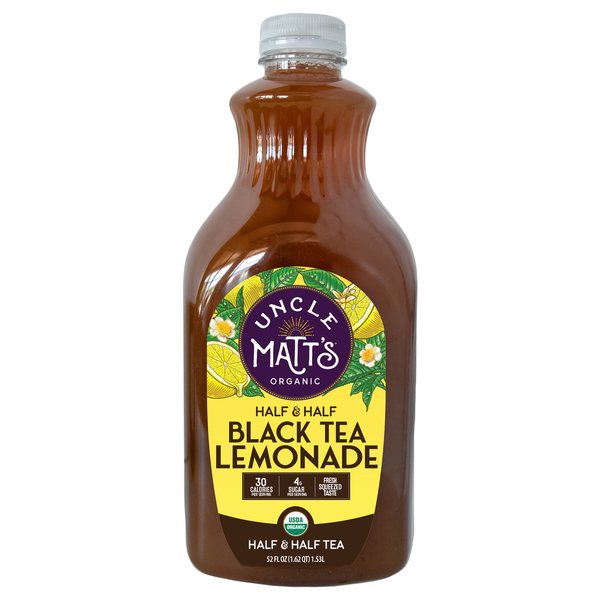 Uncle Matt's Organic Half and Half Black Tea Lemonade hero