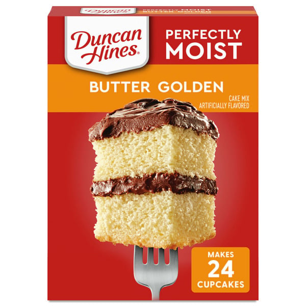 Doughs, Gelatins & Bake Mixes Duncan Hines Butter Golden Cake Mix, Baking Mix hero