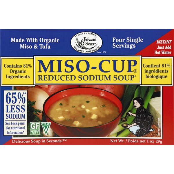 Asian Foods Edward & Sons Soup, Reduced Sodium hero