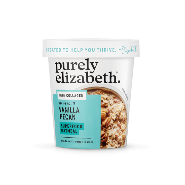 Granola Purely Elizabeth Vanilla Pecan, Superfood Oatmeal Cup with Collagen hero