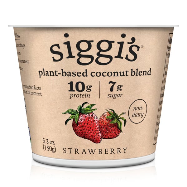 Yogurt Siggi's Plant-Based Coconut Blend Strawberry hero