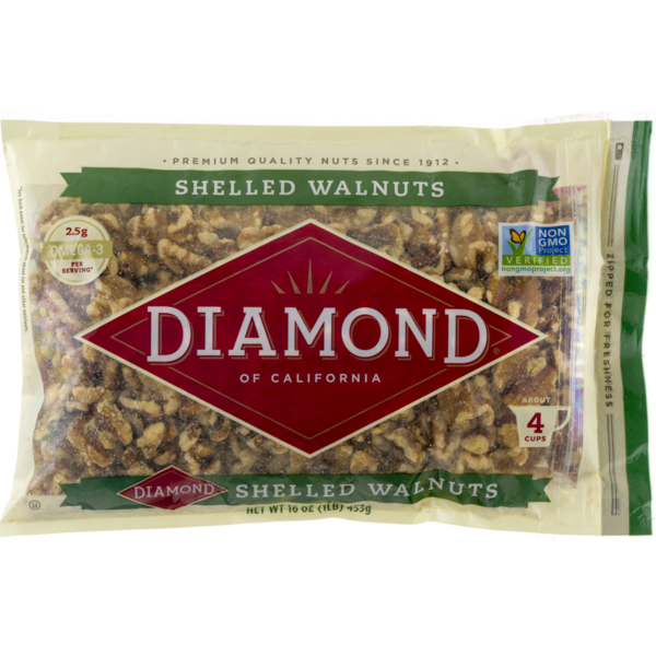 Baking Ingredients Diamond Shelled Walnuts hero