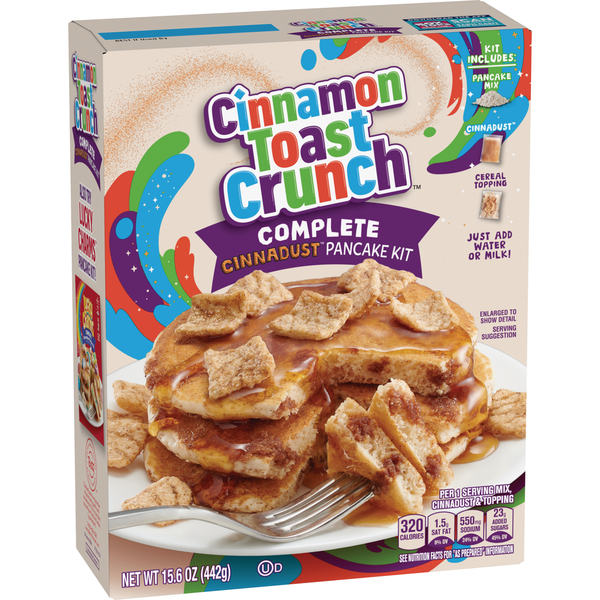 Baking Ingredients Betty Crocker Cinnamon Toast Crunch Pancake Kit, Baking Mix hero