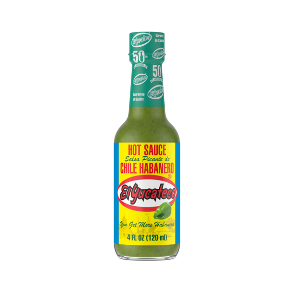 Latin Foods El Yucateco Green Chile Habanero Hot Sauce hero