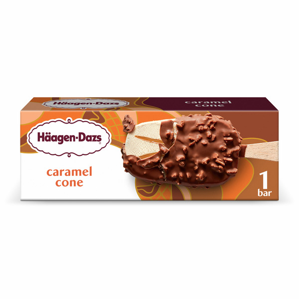 Ice Cream & Ice Haagen-Dazs Caramel Cone Single Bar hero