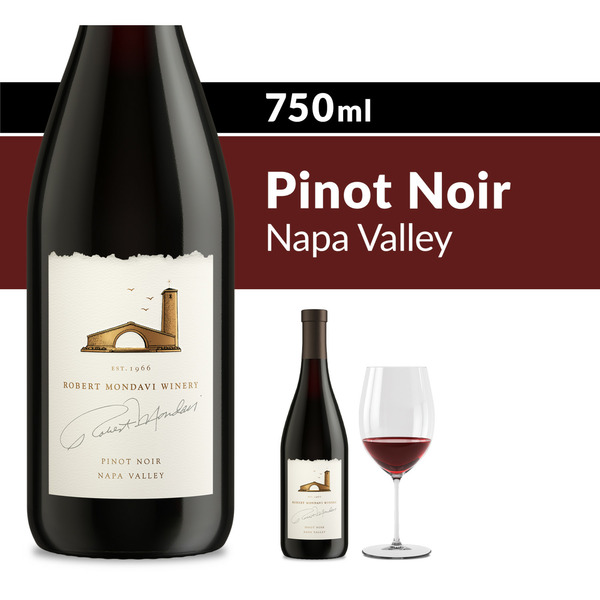 Red Wines Robert Mondavi Winery Napa Valley Pinot Noir Red Wine Bottle hero