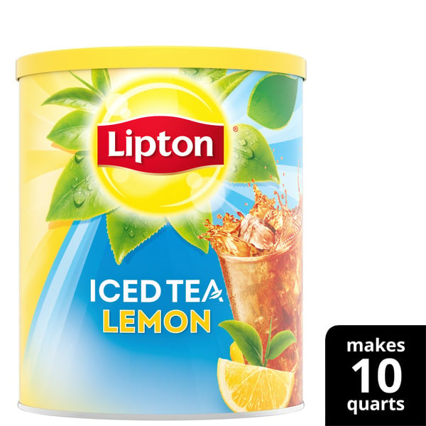 Drink Mixes Lipton Black Tea Iced Tea Powder Lemon hero