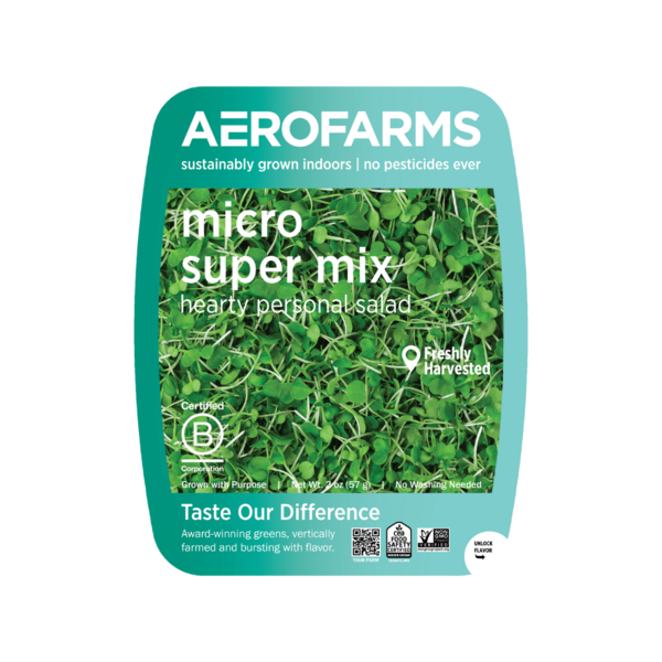 Fresh Vegetables AeroFarms Micro Super Mix hero