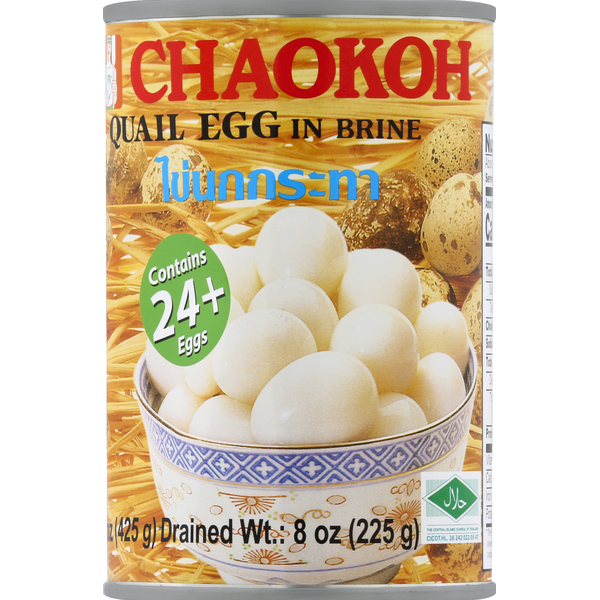 Canned Meat & Seafood Chaokoh Quail Egg, in Brine hero