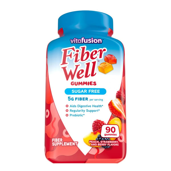 Digestion vitafusion Fiber Well Sugar Free Fiber Supplement hero