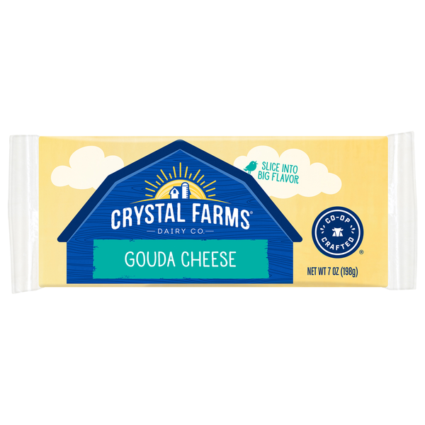 Packaged Cheese Crystal Farms Cheese, Gouda hero