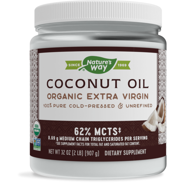 Oils & Vinegars Nature's Way Organic Extra Virgin Coconut Oil hero