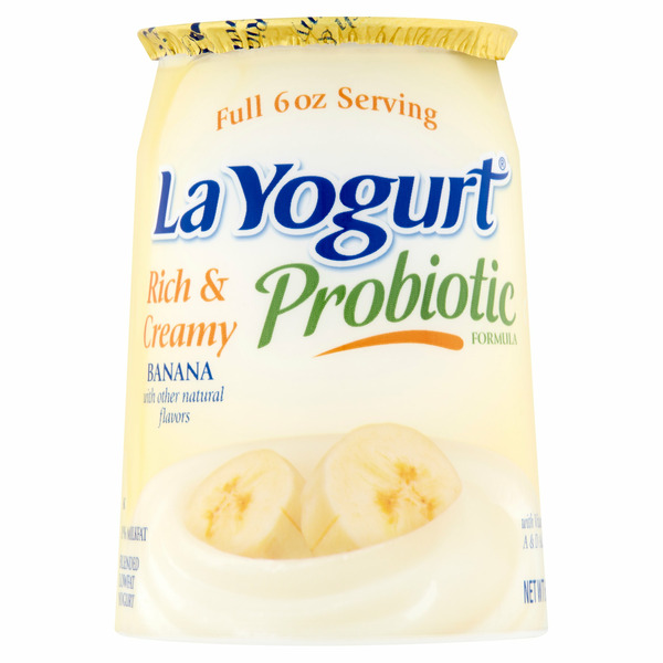 Yogurt La Yogurt Probiotic Rich & Creamy Banana Blended Lowfat Yogurt hero