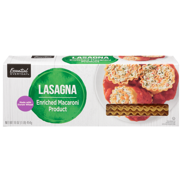 Dry Pasta Essential Everyday Lasagna hero