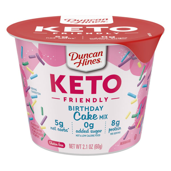 Doughs, Gelatins & Bake Mixes Duncan Hines Keto Friendly Birthday Cake Mix hero