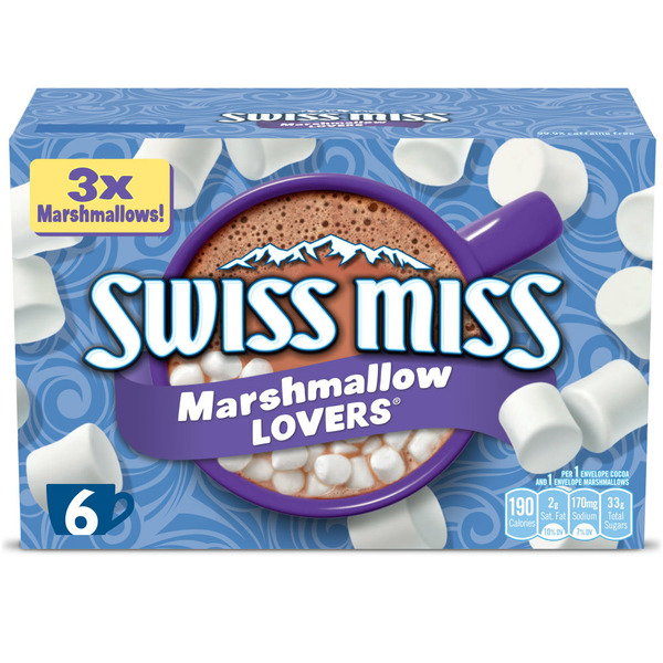 Drink Mixes Swiss Miss Marshmallow Lovers Hot Cocoa Mix hero