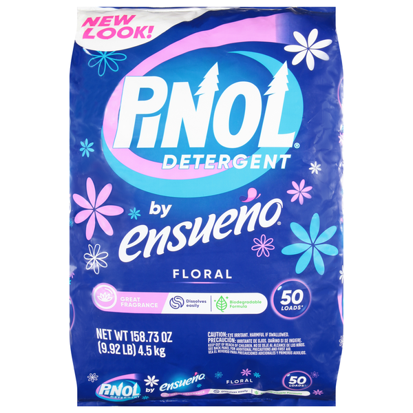 Laundry Pinol Detergent, Floral hero