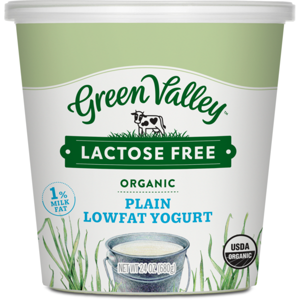 Yogurt Green Valley Yogurt, Organic, Lowfat, Lactose Free, Plain hero