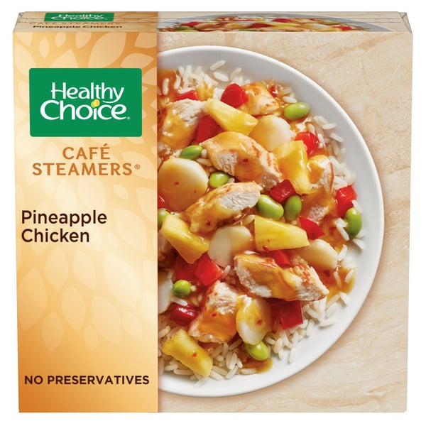 Frozen Meals Healthy Choice Café Steamers Pineapple Chicken Frozen Meal hero