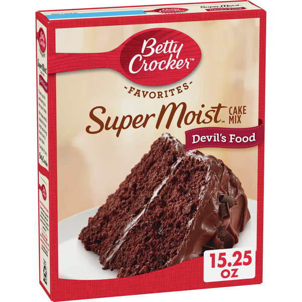 Doughs, Gelatins & Bake Mixes Betty Crocker Super Moist Devil's Food Cake Mix hero