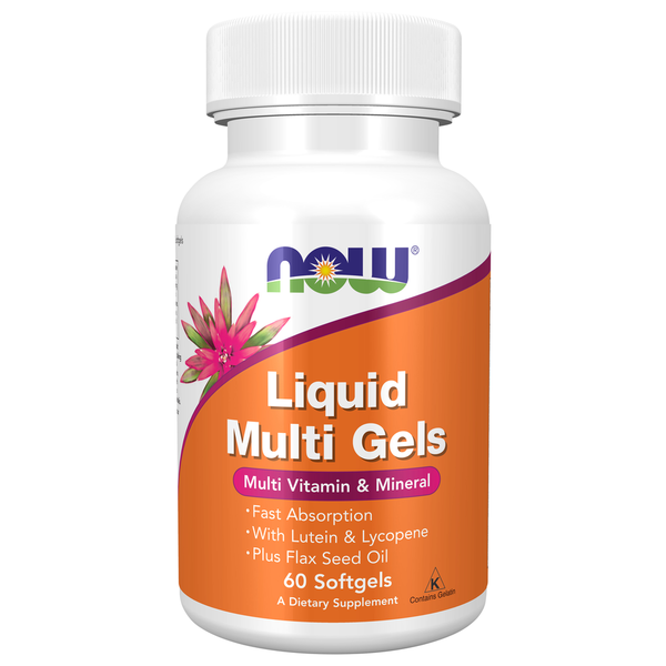 Vitamins & Supplements NOW Liquid Multi Gels hero