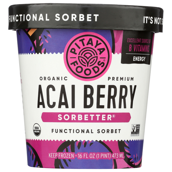 Pitaya Foods Organic Acai Sorbetter hero