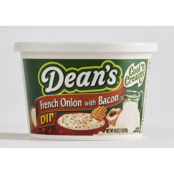 Fresh Dips & Tapenades Dean's Dip French Onion with Bacon Tub hero