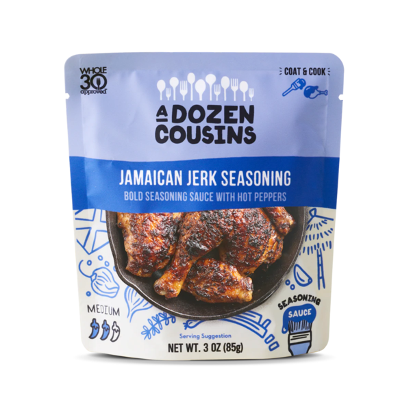 A Dozen Cousins Jamaican Jerk Seasoning Sauce hero