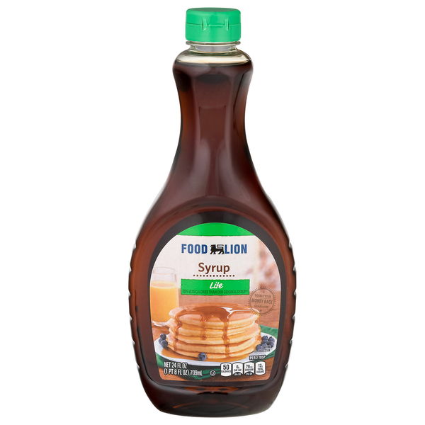 Honeys, Syrups & Nectars Food Lion Lite Syrup hero