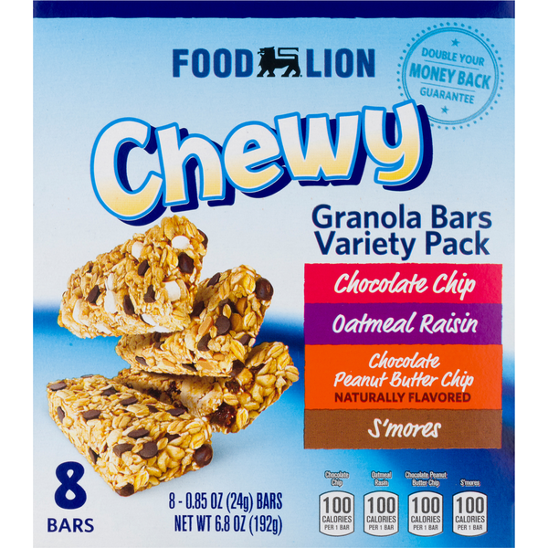 Breakfast Bars & Pastries Food Lion Variety Chewy Granola Bar hero