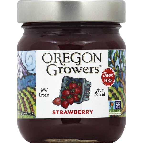 Spreads Oregon Growers Fruit Spread, Strawberry hero