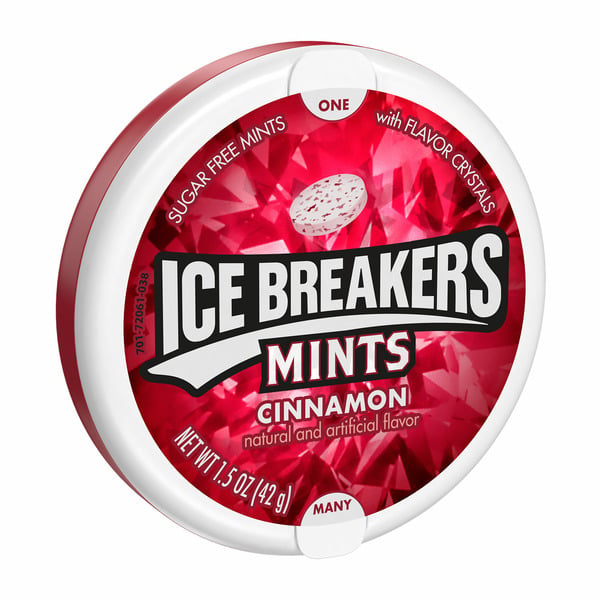 Mint & Gum Ice Breakers Cinnamon Sugar Free Mints hero