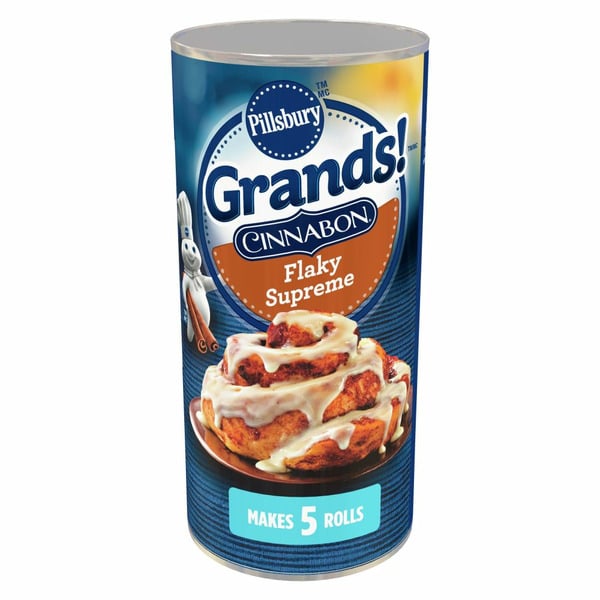 Refrigerated Pudding & Desserts Pillsbury Grands! Cinnamon Rolls Flaky Supreme with Icing hero