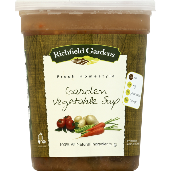 Prepared Soups & Salads Richfield Gardens Soup, Garden Vegetable hero