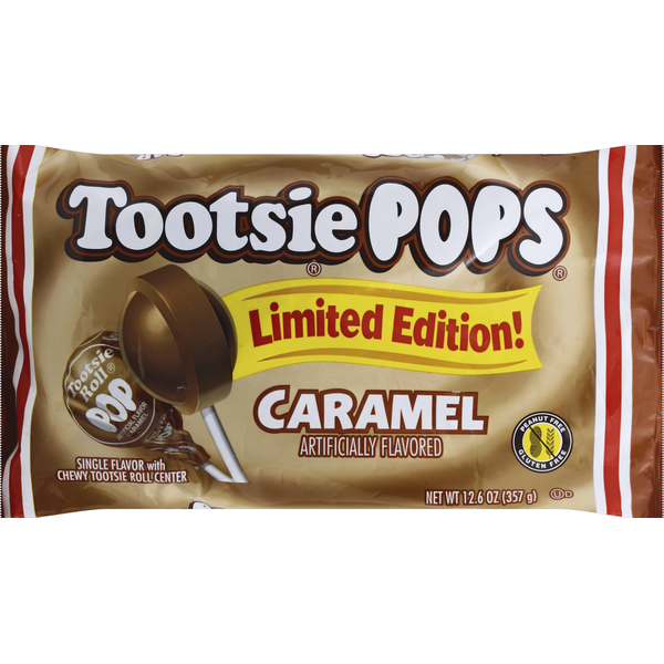 Candy & Chocolate Tootsie Pops Pops, Caramel hero