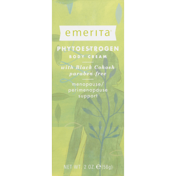 Feminine Care Emerita Body Cream, Phytoestrogen hero