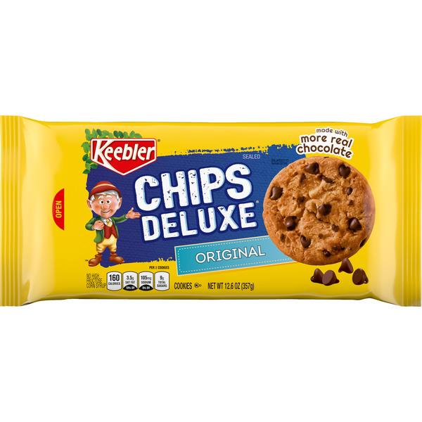 Cookies & Cakes Keebler Chips Deluxe Cookies, Original hero