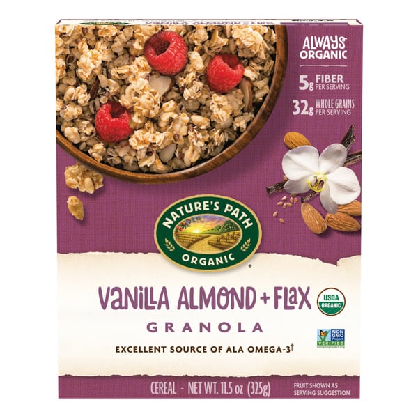 Granola Nature's Path Vanilla Almond + Flax Granola hero