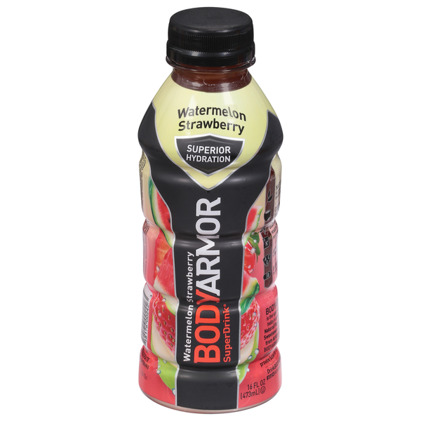 Energy & Sports Drinks BODYARMOR SuperDrink Watermelon Strawberry Electrolyte Hydration Sports Drink hero