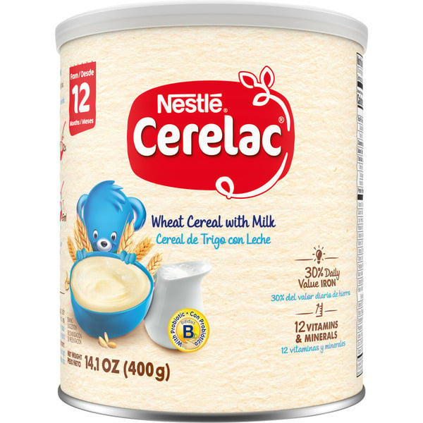 Baby Food & Formula Nestlé NESTUM Nestle Cerelac Baby Wheat With Milk hero