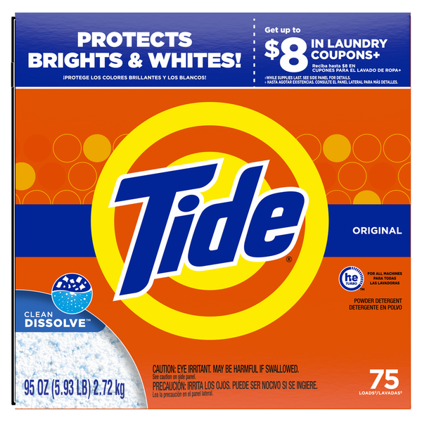 Laundry Tide Powder Laundry Detergent, Original, 68 loads hero