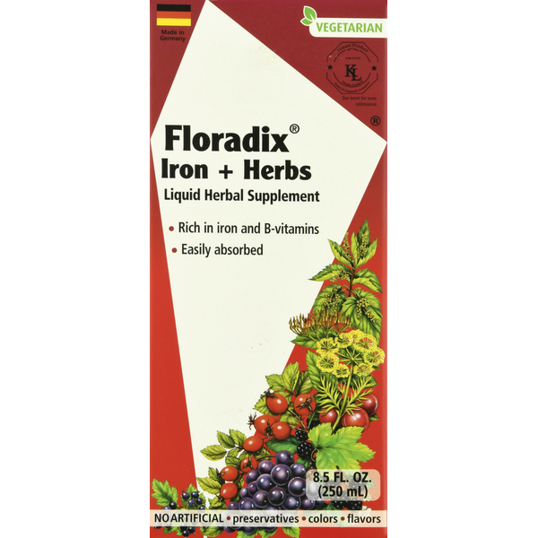 Vitamins & Supplements Floradix Iron + Herbs hero