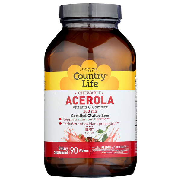 Vitamins & Supplements Country Life Acerola Chewable hero