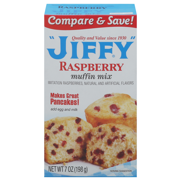 Doughs, Gelatins & Bake Mixes "JIFFY" Muffin Mix, Raspberry hero