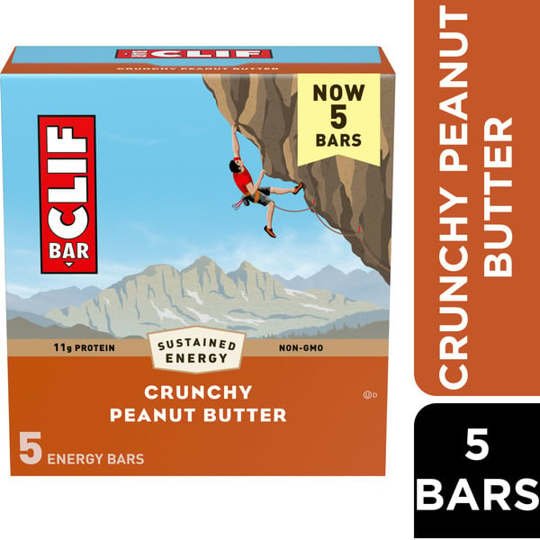 Energy & Granola Bars CLIF BAR Crunchy Peanut Butter Energy Bars hero