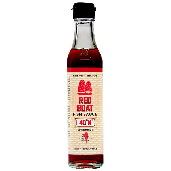 Marinades & Meat Preparation Red Boat Fish Sauce 40N, 100% Pure Flavor, Keto, Paleo hero