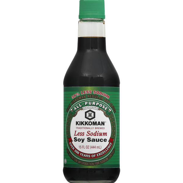 Asian Foods Kikkoman Soy Sauce, Less Sodium hero