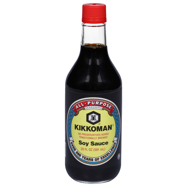 Marinades & Meat Preparation Kikkoman Soy Sauce, All-Purpose hero