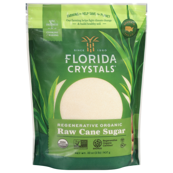 Baking Supplies & Decor Florida Crystals Regenerative Organic Raw Cane Sugar hero